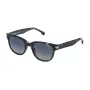 LOZZA SL4134M5206DQ unisex obdĺžnikové slnečné okuliare Havana korytnačina acetátový rám hnedé gradientné sklo 52/22/140 mm