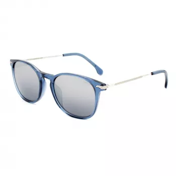 LOZZA SL4159M-955X unisex hranaté slnečné okuliare čierna sivá tónovaná 52mm