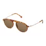 LOZZA SL4206M550711 unisex slnečné okuliare rám Havana zelené šošovky 55/17/140 mm