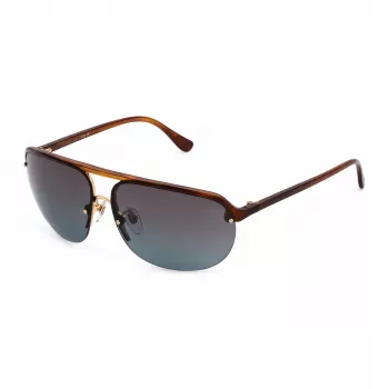 LOZZA SL4260-650706 pánske hranaté slnečné okuliare tmavá Havana sivá