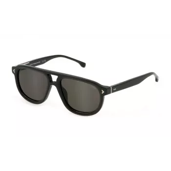 LOZZA SL4330-550D80 unisex slnečné okuliare - Havana acetátový rám, hnedé gradientové polykarbonátové sklá, 55/18/145 mm
