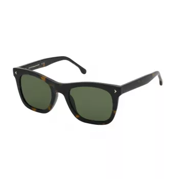 LOZZA SL4359-5404BL pánske slnečné okuliare, havannový acetátový rám, modré gradientové šošovky, 54 mm