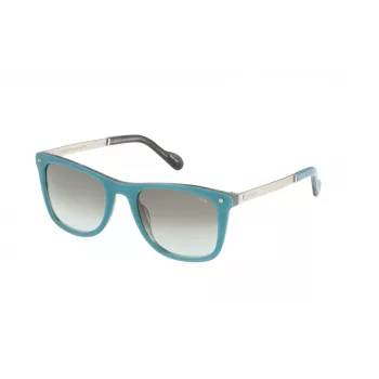 LOZZA unisex obdĺžnikové slnečné okuliare SL4035M5306DK - hnedý acetátový rám Havana s hnedými gradientnými polykarbonátovými šošovkami, UV400 ochrana, šírka šošovky 53 mm