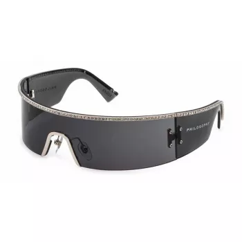 LOZZA dámske obdĺžnikové acetátové slnečné okuliare SL2372S990579 čierna/sivá UV400