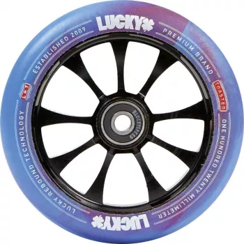 Lucky Toaster 120 mm koliesko Red-Blue Swirl