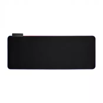 LUMI LEGEND CORPORATION RGB podložka pod myš s 2-portovým USB hubom - 800x300 mm, čierna