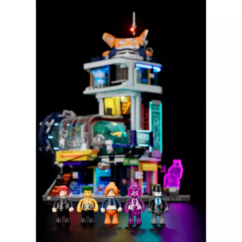 LUMIBRICKS Funwhole Medieval Watchtower stavebnica s LED osvetlením (1368 dielov)