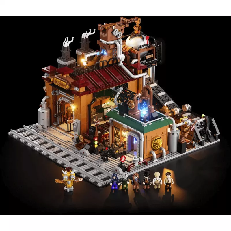 Lumibricks Steampunk Erzfabrik LED stavebnica