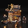 Lumibricks Steampunk Mechanical Workshop stavebnica s LED osvetlením - 2150 dielov