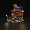 Lumibricks Steampunk Mechanical Workshop stavebnica s LED osvetlením - 2150 dielov