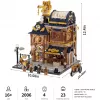 Lumibricks Steampunk Mechanical Workshop stavebnica s LED osvetlením - 2150 dielov