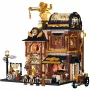 Lumibricks Steampunk Mechanical Workshop stavebnica s LED osvetlením - 2150 dielov