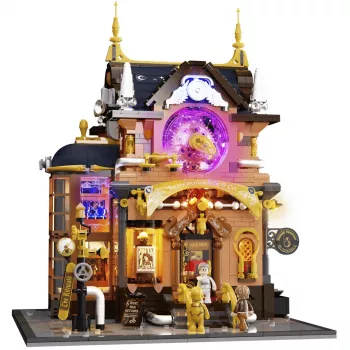 Lumibricks Steampunk Memory Shop DIY miniatúrna stavebnica domčeka