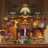 Lumibricks Steampunk Time Rift Library DIY miniatúrna sada knižného kúta