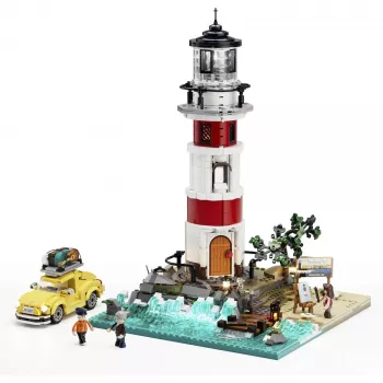 Lumibricks Sunrise Lighthouse stavebnica s LED osvetlením