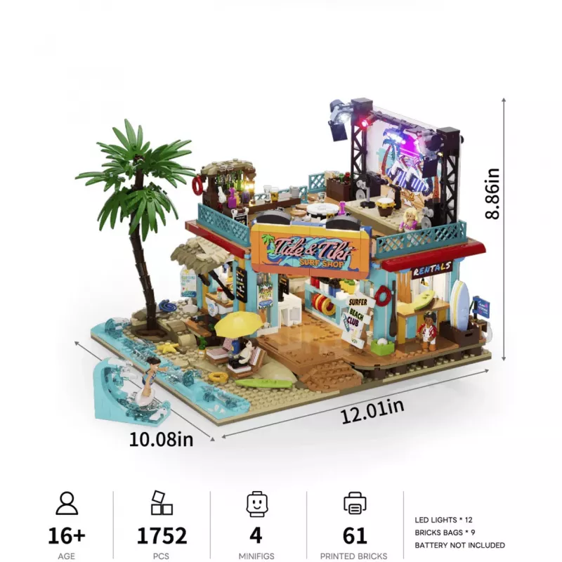 Lumibricks Surfshop stavebnica so svetlom