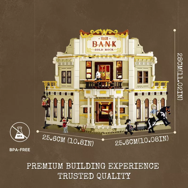 Lumibricks Western Bank Heist stavebnica 1050 dielikov