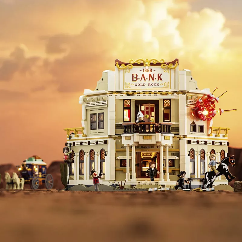 Lumibricks Western Bank Heist stavebnica 1050 dielikov