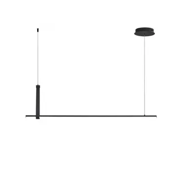 Závesné svietidlo 20W LED čierna 1200lm