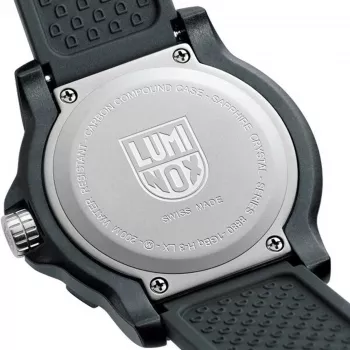 LUMINOX pánske XL.8882.F 45mm Swiss Quartz hodinky s Carbonox puzdrom a čiernym gumeným remienkom