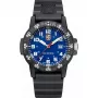 Luminox pánske XS.0323.L 44mm Swiss Quartz hodinky s modrým ciferníkom a čiernym gumeným remienkom