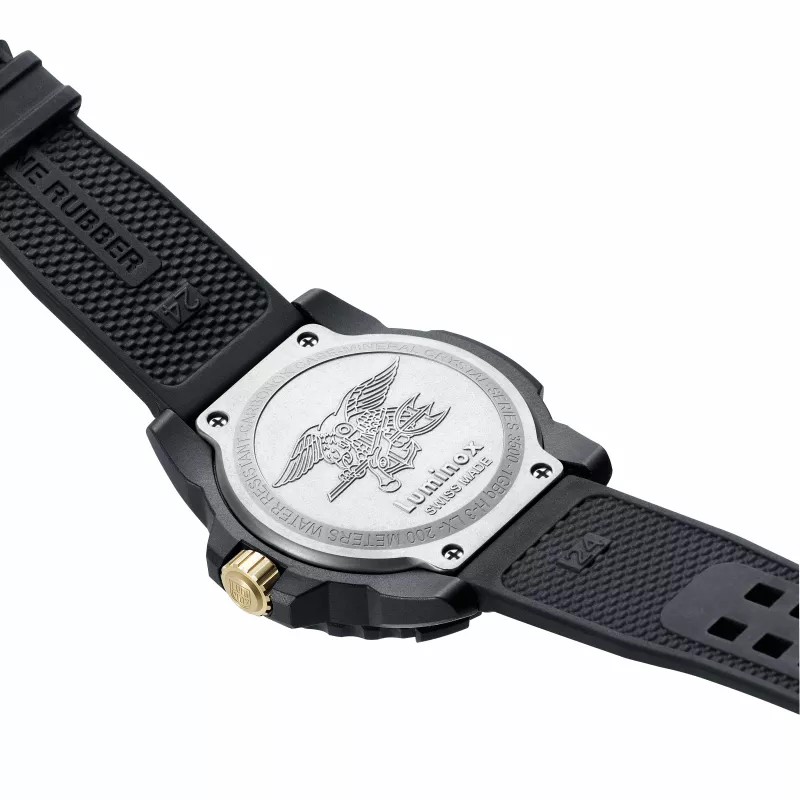 Luminox Navy SEAL 3500 Series pánske hodinky XS.3508.GOLD 45mm Swiss Quartz
