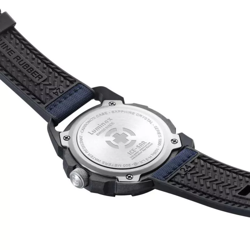 Luminox XL.1003.ICE ICE-SAR Arctic 1000 Series pánske hodinky 46mm modrý ciferník modrý gumený remienok