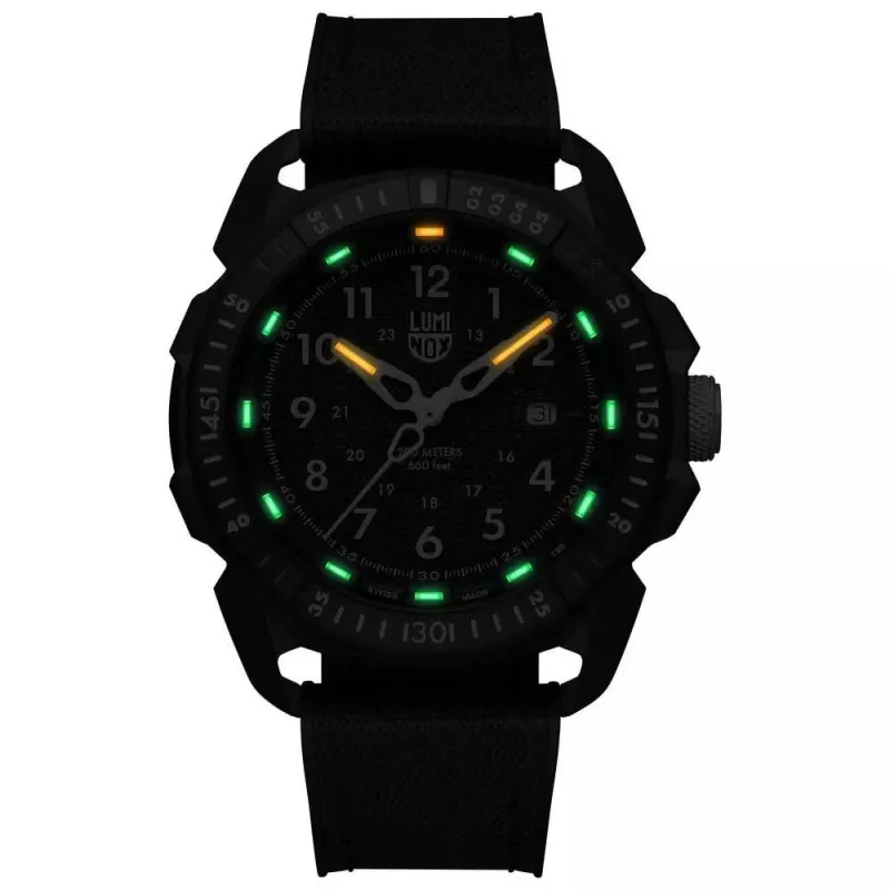 Luminox XL.1003.ICE ICE-SAR Arctic 1000 Series pánske hodinky 46mm modrý ciferník modrý gumený remienok