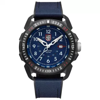 Luminox XL.1003.ICE ICE-SAR Arctic 1000 Series pánske hodinky 46mm modrý ciferník modrý gumený remienok