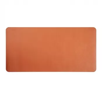 LUMIVIDA HS084936 Veľká PVC-kožená podložka na stôl, 1200x600 mm, oranžová