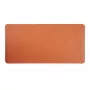 LUMIVIDA HS084936 Veľká PVC-kožená podložka na stôl, 1200x600 mm, oranžová