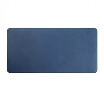 LUMIVIDA Veľká PVC-kožená podložka na stôl 1200x600 mm modrá
