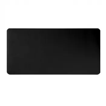 LUMIVIDA veľká PVC-kožená podložka pod myš s protišmykovou gumenou základňou, 1200x600mm, čierna