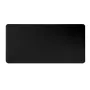 LUMIVIDA veľká PVC-kožená podložka pod myš s protišmykovou gumenou základňou, 1200x600mm, čierna
