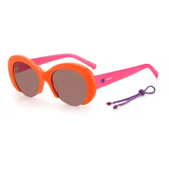 M MISSONI dámske slnečné okuliare MMI0071S09Z čierna sivá geometrické acetát 52 mm