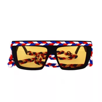 M Missoni dámske slnečné okuliare MMI0086S807 čierna sivá hranaté acetát 57 mm