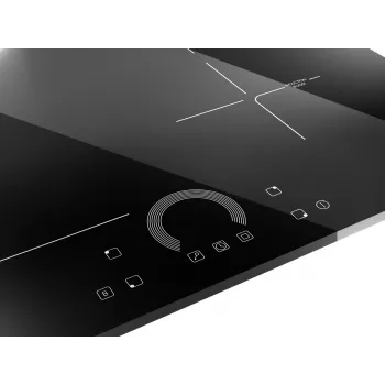 MAAN PIND604LRC1 vstavaná indukčná varná doska so 4 varnými zónami, Touch-Slider, PowerBoost, časovač, detská poistka, bezrámová sklokeramika, 7,4 kW, čierna