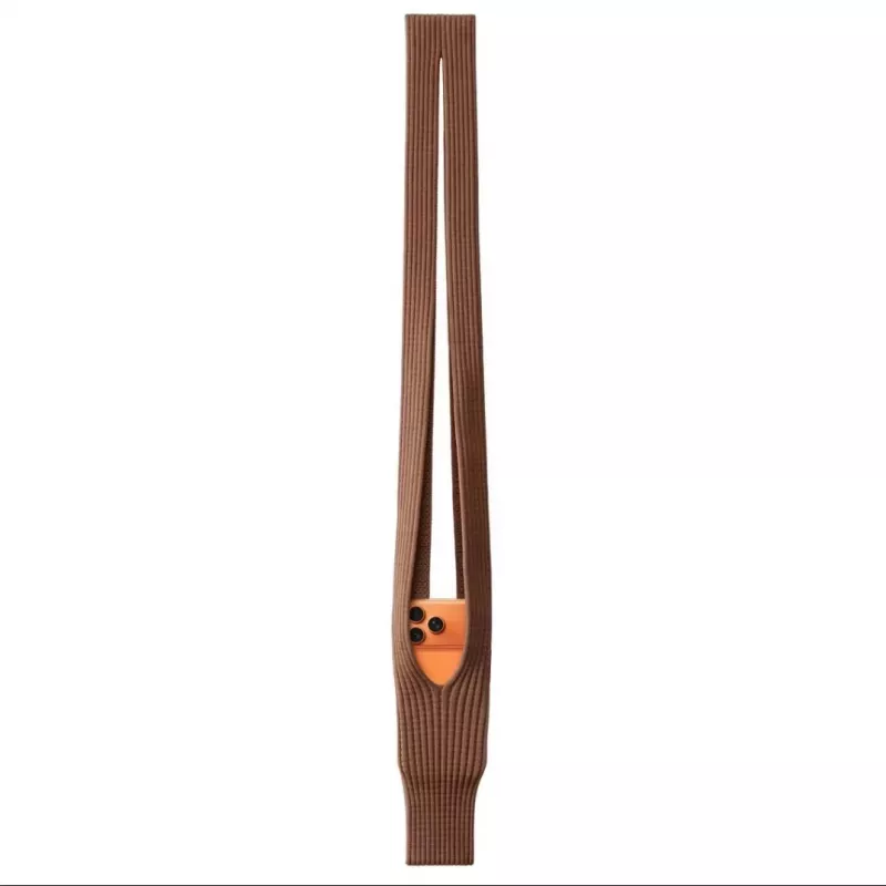 MACHINO iPhone ponožka dlhá veľkosť (80 cm) hnedá