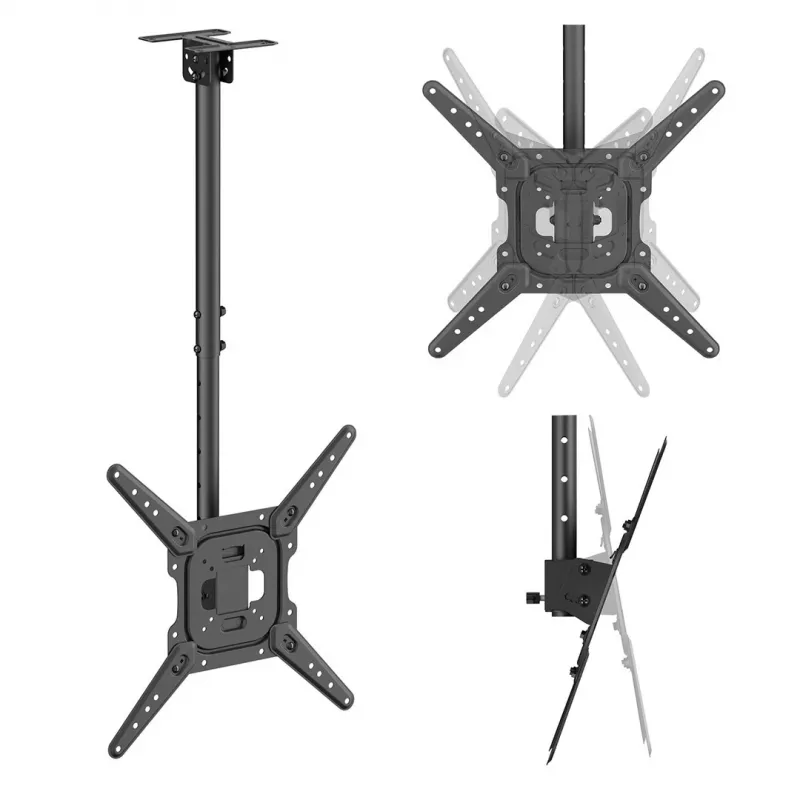 Maclean MC-174 stropný držiak pre 23-55 inch televízory, 35 kg, VESA 400x400, čierny