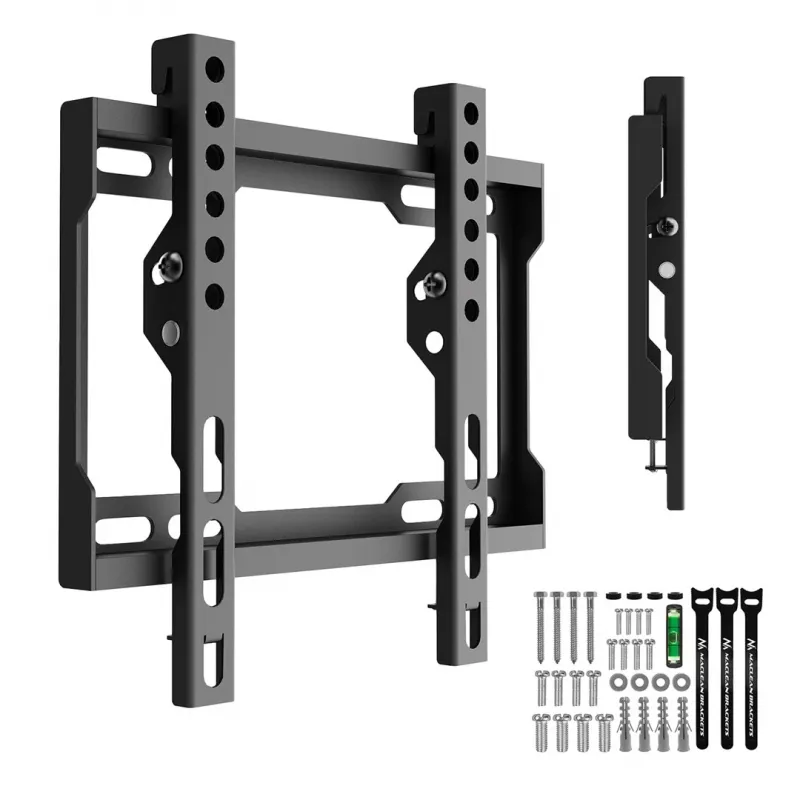 MACLEAN MC-186 naklápací TV držiak na stenu pre 13-43 inch obrazovky, VESA 200x200, 45 kg, čierny
