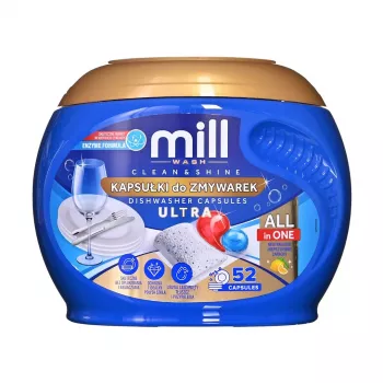 MADONIS Mill sada prostriedkov do umývačky riadu - 3 diely (citrónový prostriedok na riad, tekutina do umývačky, soľ)