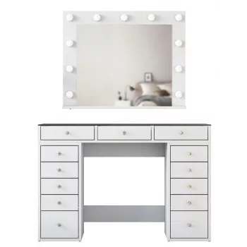 Toaletný stolík Kalune Design BJ118 - 2789 biely