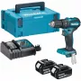 MAKITA 18V Brushless príklepová vŕtačka DHP485RAJ 50/27 Nm 2x2,0 Ah LXT