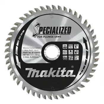 Makita B-33015 kotúč na okružnú pílu, 165 x 20 mm, 48T, špecializovaný na drevo
