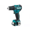 Makita DF332DSAE 12V Max CXT bezuhlíkový vŕtací skrutkovač set (2x2,0 Ah)