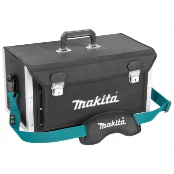 MAKITA E-15394 otvorená taška na náradie 50/25, 20 vreciek, nosnosť 15 kg, čierna/modrá
