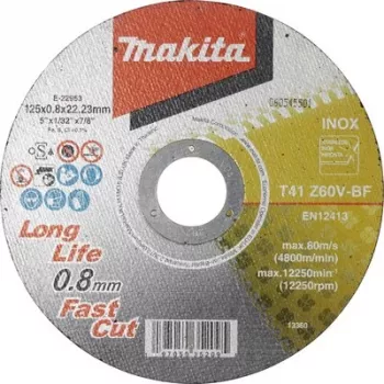 Makita E-22953 Rezný kotúč na oceľ, 125 mm, 1 kus