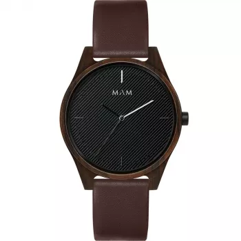 MAM MAM620 Unisex hodinky 40mm Sustainable Teak Wood Japanese Quartz