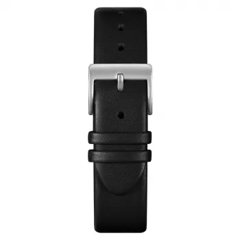 MAM MAM621 unisex analógové hodinky 39 mm čierny ciferník čierny kožený remienok