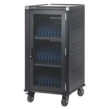 MANHATTAN nabíjacia skriňa pre 30 notebookov 30x USB-C 65W Power Delivery